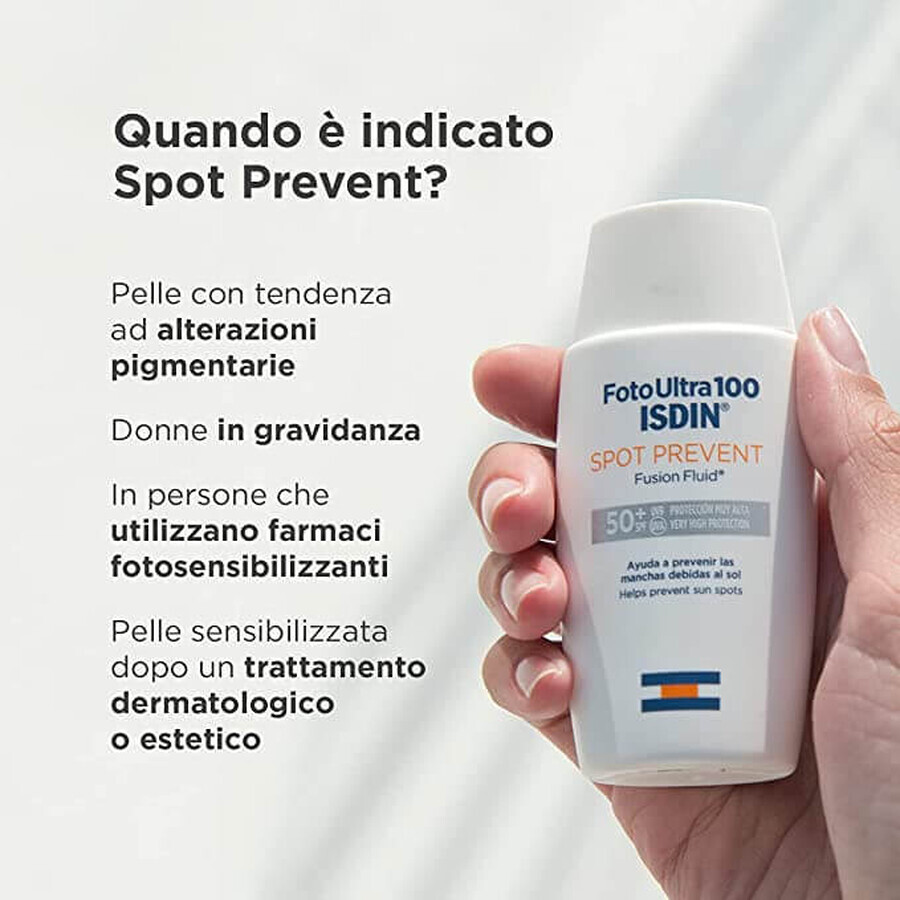 ISDIN FotoUltra 100 Spot Prevent Fusion Fluid SPF 50+, 50 ml 