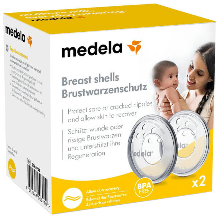 Medela, paracapezzoli, 2 pz.