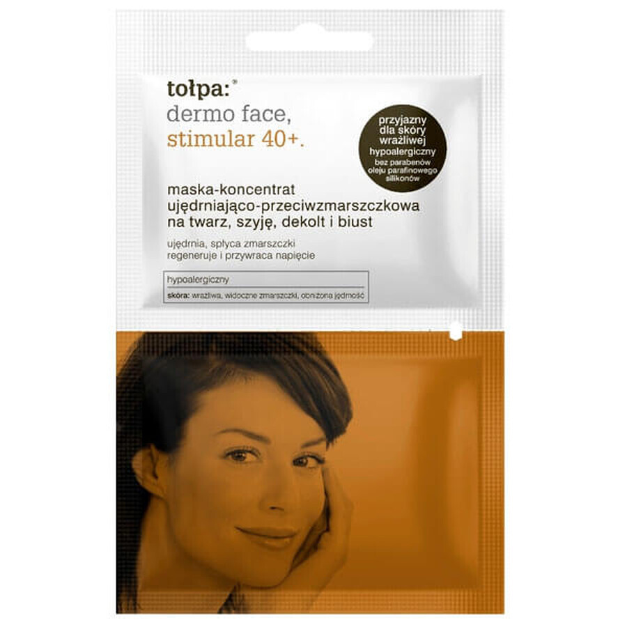 Tolpa Dermo Face, Stimular 40+, straffendes Anti-Falten-Masken-Konzentrat, 12 ml