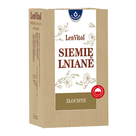 Oleofarm LenVitol, semi di lino dorati, 250 g