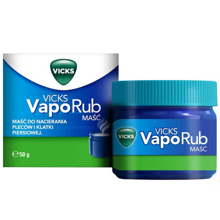 Vicks VapoRub, unguento per bambini da 5 anni e adulti, 50g