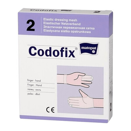 Matopat Codofix 2, benda elastica a rete, non sterile, 2 cm x 1 m, 1 pezzo