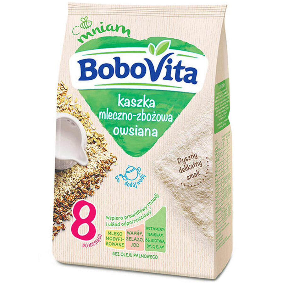 BoboVita Porridge di cereali al latte, farina d'avena, dopo 8 mesi, 230 g