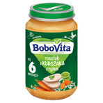 BoboVita Soup brodo di pollo fatto in casa con riso, dopo 6 mesi, 190 g