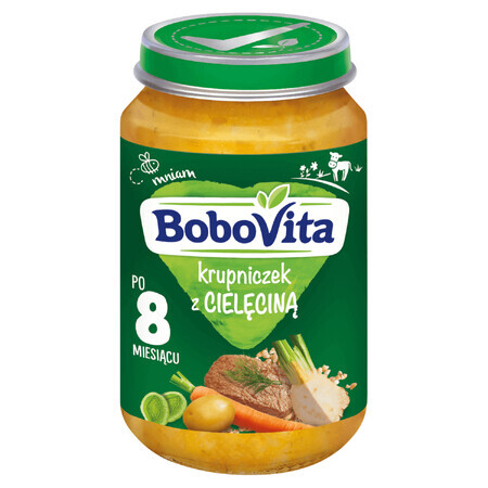 BoboVita Zuppa con carne di vitello, dopo 8 mesi, 190 g