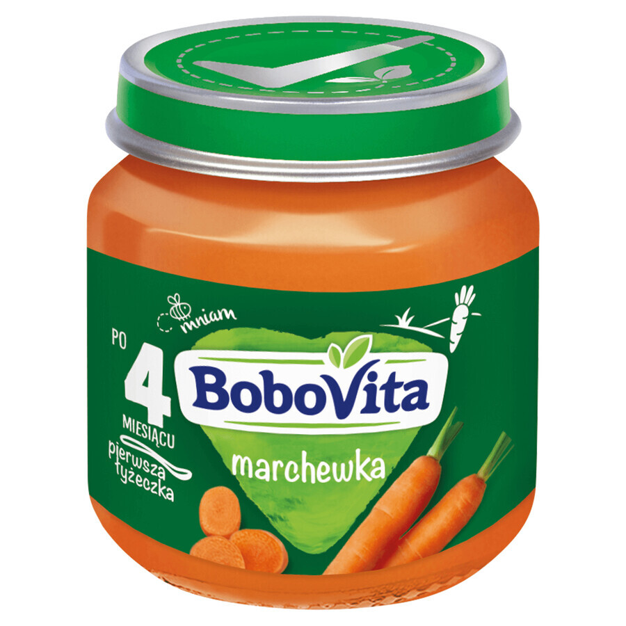 BoboVita Cena, carota, dopo 4 mesi, 125 g