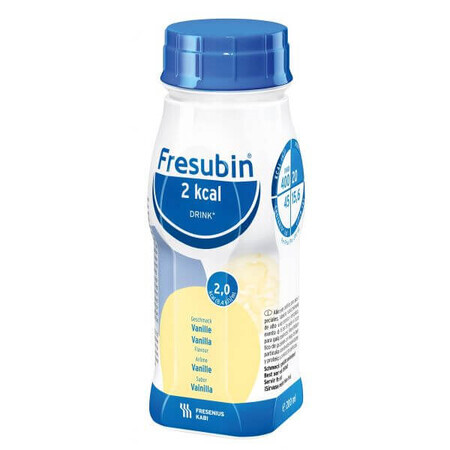 Fresubin 2kcal vanilla drink, 4 x 200ml, Fresenius Kabi