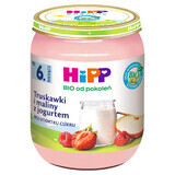 HiPP Frucht und Joghurt Bio, Erdbeeren und Himbeeren mit Joghurt, nach 6 Monaten, 160 g