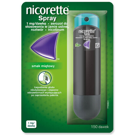 Nicorette Spray 1 mg/dose, spray orale, 150 dosi