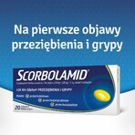 Scorbolamid 300 mg + 100 mg + 5 mg, 20 comprimés irrités