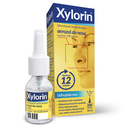 Xylorin 550 μg/ml, nasal spray, 18 ml