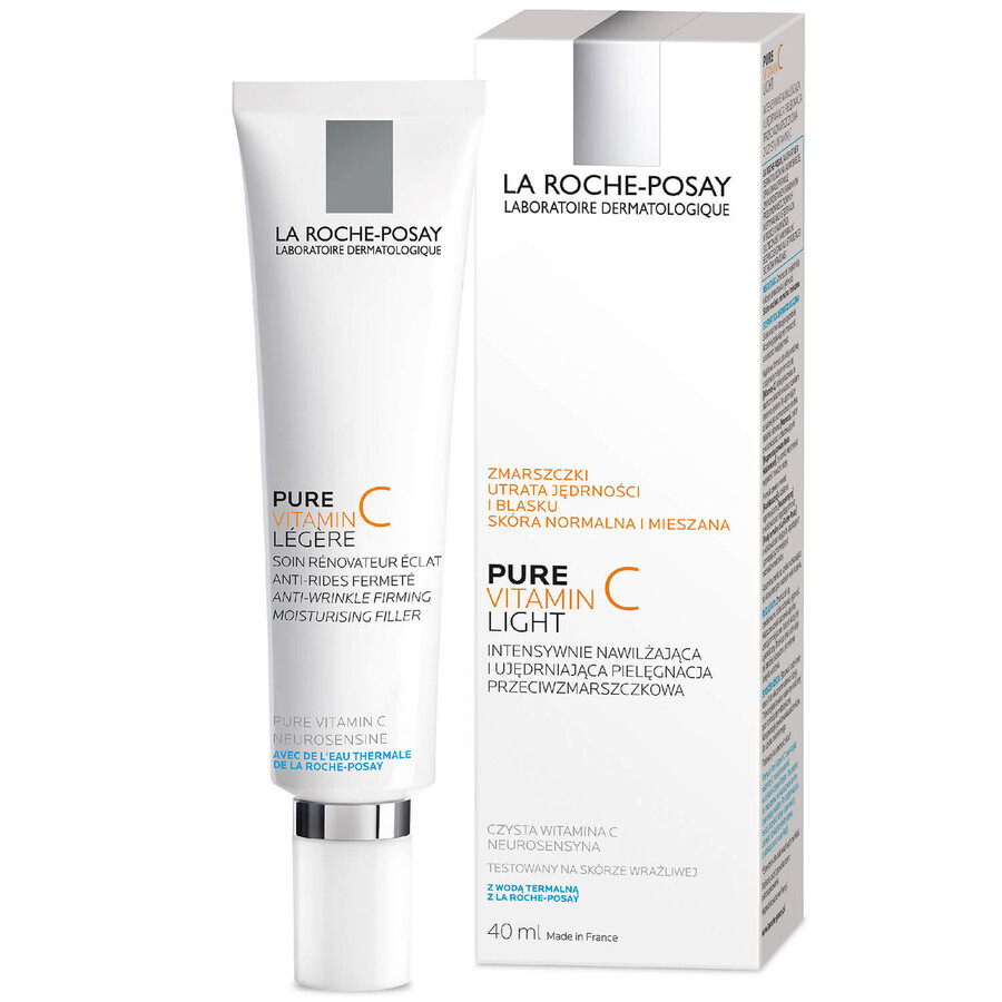 La Roche-Posay Pure Vitamin C, intensive moisturizing and fortifying anti-wrinkle treatment, 40 ml