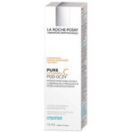 La Roche-Posay Pure Vitamin C Eyes, trattamento intensivo idratante e rassodante antirughe per il contorno occhi, 15 ml