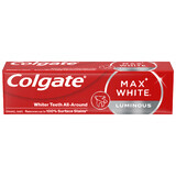 Colgate Max White Luminous, dentifricio al fluoro, menta frizzante, 75 ml