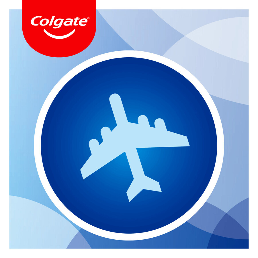 Colgate Portable/Travel, spazzolino pieghevole da viaggio, morbido, 1 pezzo