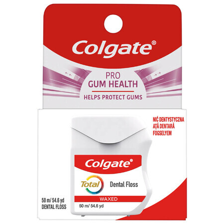 Colgate Total Pro-Gum Health, filo interdentale, 50 m