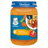 Gerber Lunch, spaghetti con pollo, dopo 8 mesi, 190 g