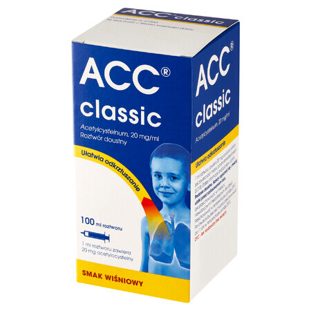 ACC Classic 20 mg/ml, solución oral, sabor cereza, 100 ml