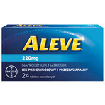 Aleve 220 mg, 12 film-coated tablets