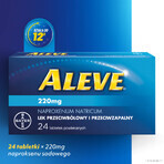 Aleve 220 mg, 12 film-coated tablets