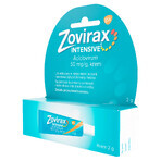 Zovirax Intensive 50 mg/1 g, crema, 2 g