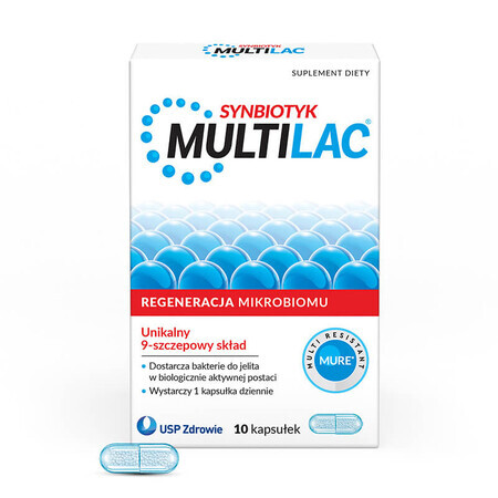 Multilac Synbiotic, 10 capsule