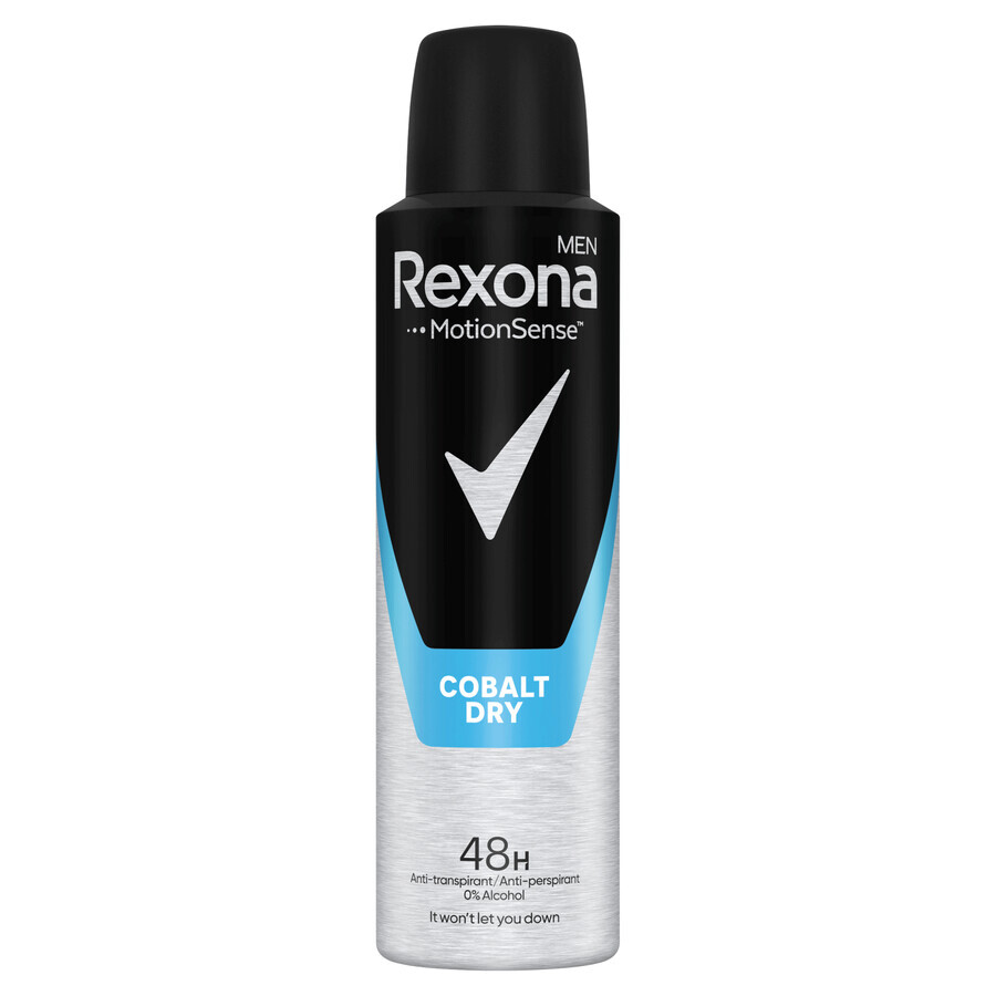 Rexona Men, spray antitraspirante, Cobalto, 150 ml