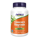 Now Foods Cascara Sagrada, olivello spinoso americano, 250 capsule