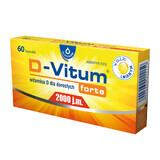 D-Vitum Forte 2000 UI, 60 capsule