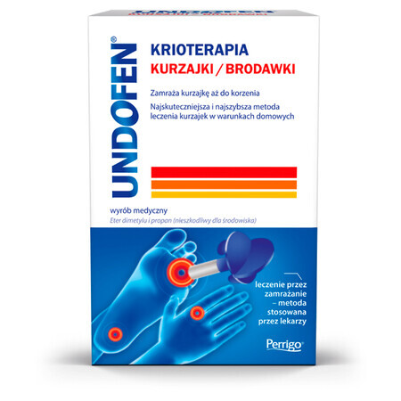 Undofen Crioterapia, spray per verruche e pustole, 50 ml