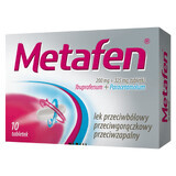 Metafen 200 mg + 325 mg, 10 comprimate