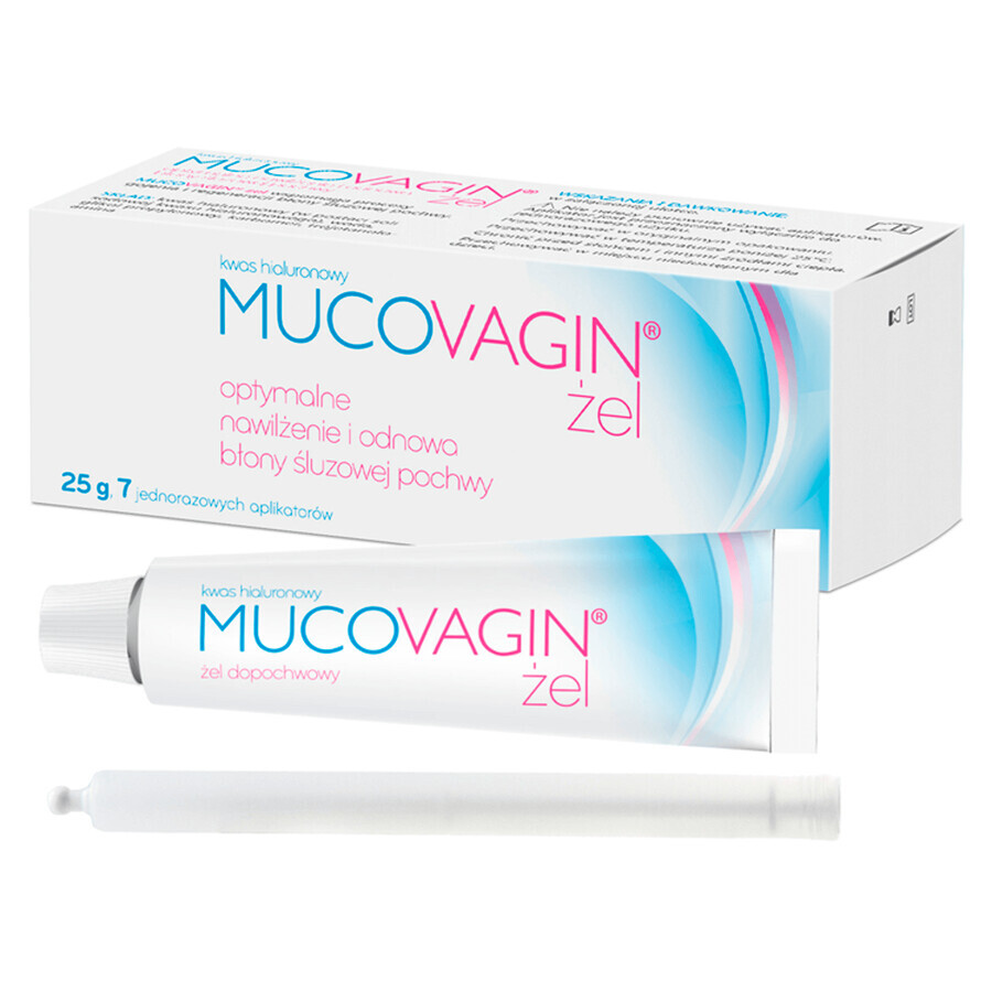 Mucovagin, gel vaginale, 25 g + 7 applicatori