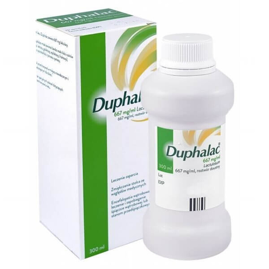 Duphalac 667 g/ml, solución oral para el estreñimiento, 300 ml