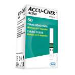 Accu-Chek Active, meter teststrips, 50 eenheden