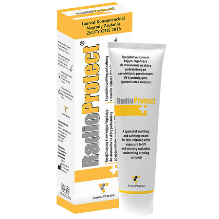 RadioProtect, speciale crema lenitiva per la pelle dopo la radioterapia, l'esposizione al sole e il solarium, 100 ml