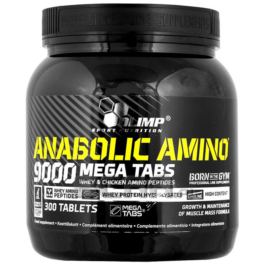 Olympus, Anabolic Amino 9000, 300 compresse