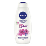 Gel doccia 2 in 1 Care & Relax, 750 ml, Nivea