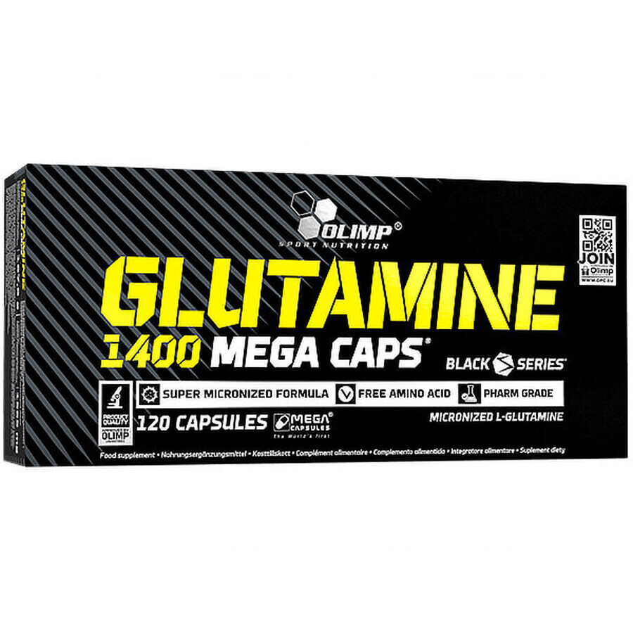 Olimp Glutammina 1400 Mega Caps, 120 capsule