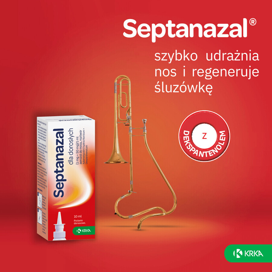 SeptaNazal per adulti (1 mg + 50 mg)/ml, spray nasale, 10 ml