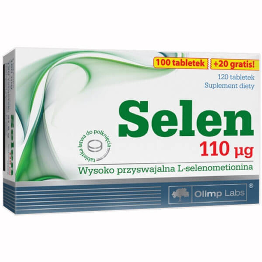 Olimp Selenium 110 µg, 100 tablets + 20 free tablets