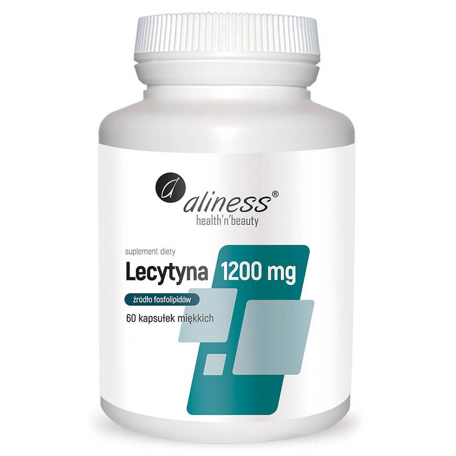 Lecitina di Aliness 1200 mg, 60 capsule molli