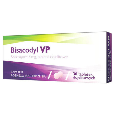 Bisacodile VP 5 mg, 30 compresse gastrointestinali