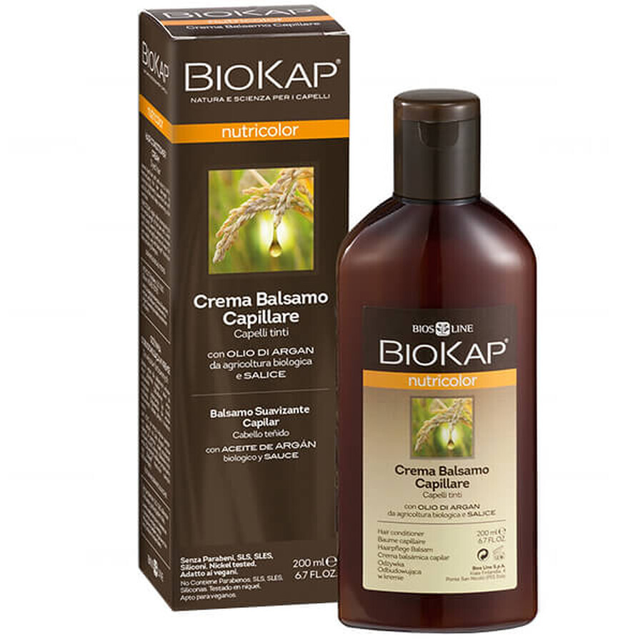 Biokap Nutricolor, balsam cremă pentru păr vopsit, 200 ml