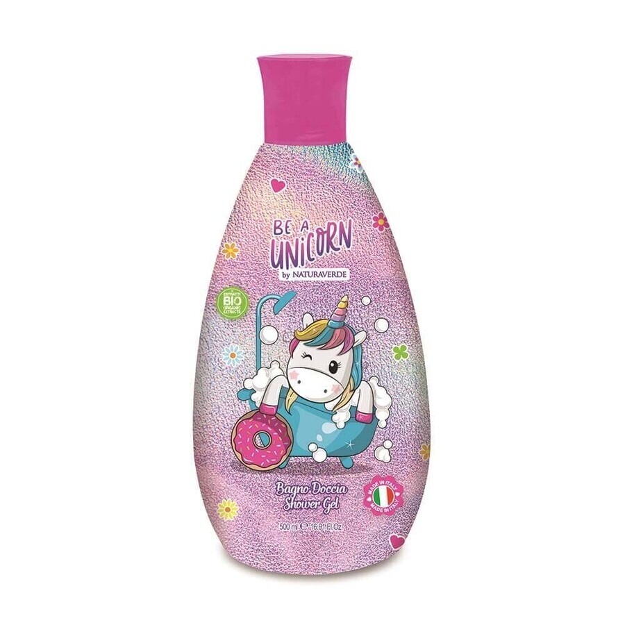 Blueberry shower gel Be a Unicorn, 500 ml, Naturaverde