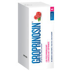 Groprinosin 250 mg/ 5ml, sirop pentru copii peste 1 an și adulți, aromă de zmeură, 150 ml