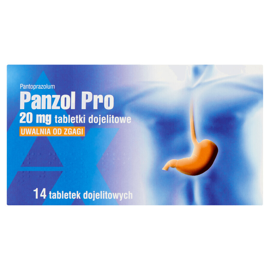 Panzol Pro 20 mg, 14 tabletten