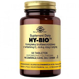 Solgar Hy-Bio, complex bioflavonoid cu vitamina C, măceșe și rutin, 50 comprimate