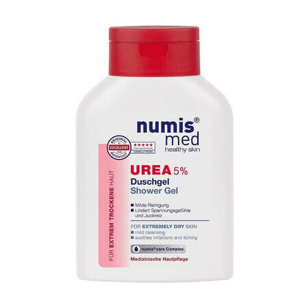 Urea shower gel 5%, 200 ml, Numismed