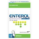 Enterol, 250 mg, 10 capsule