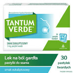 Tantum Verde 3 mg, aroma di eucalipto, 30 pastiglie rigide